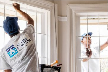 Professional window painting service by window cleaning Philadelphia experts